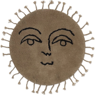 Ferm Living Килим Sun 70 см тъмнобежов (1104265899)