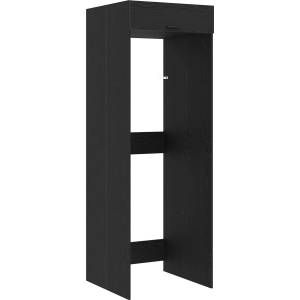 vidaXL Шкаф за пералня със съхранение Черния дъб 67, 5 x 68 x 200 см (3422785)