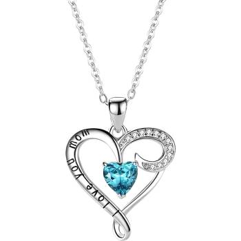 HARAHU Колие lo-28961 - Сребристо / Синьо kp28961 (lo-28961)