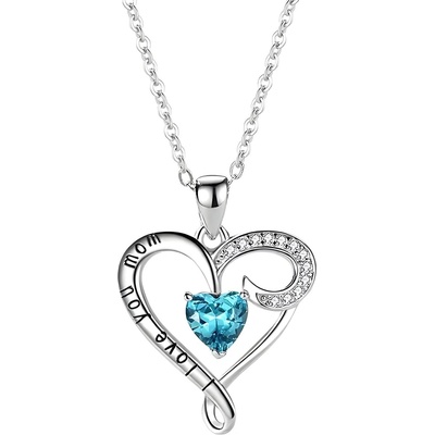 HARAHU Колие lo-28961 - Сребристо / Синьо kp28961 (lo-28961)