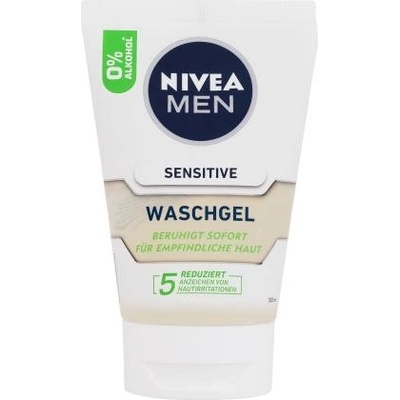 Nivea Men Sensitive Face Wash čistiaci gél 100 ml