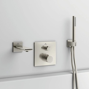 Ideal Standard Смесител за вана Ideal Standard Atelier Conca сребрист Silver Storm 18 см (BC769GN)