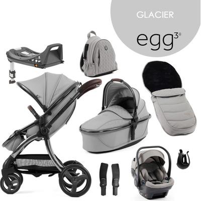 BabyStyle kombinovaný Egg3 set 8 v 1 Glacier 2024
