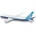 Maisto - Fresh Metal Tailwinds - самолети, Boeing 737 MAX 10, бяло-сини, блистер (15088-22898)