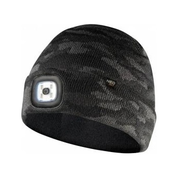 Neowiz Cap with LED flashlight, double layer, CAMO URBAN