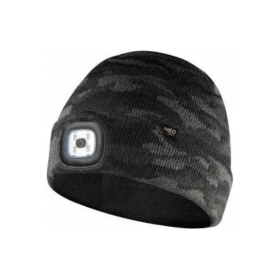 Neowiz Cap with LED flashlight, double layer, CAMO URBAN