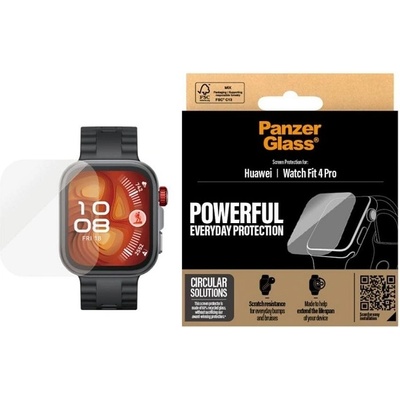 PanzerGlass Стъклен протектор PanzerGlass - Huawei Watch Fit 4 Pro, прозрачен (5715685029905)