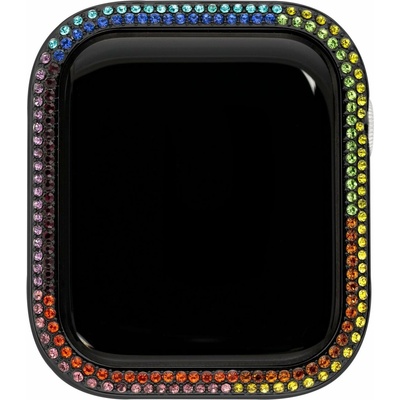 Steve Madden Puzdro s kryštálmi pre Apple Watch 44 mm strieborné WS/2000SVRP44