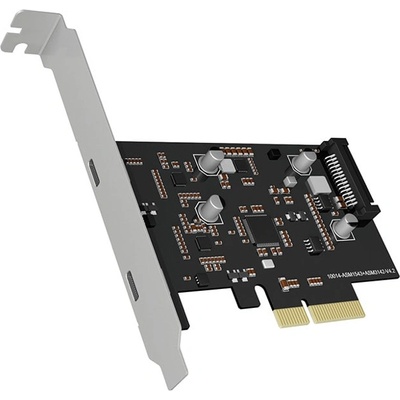 RaidSonic Контролер RaidSonic IB-PCI1902-C31, от PCIe 3.0 (x4) към 2x USB Type-C 3.2 (Gen 2)(ж) (IB-PCI1902-C31)