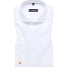 Eterna pánska košeľa slim fit biela so štruktúrou