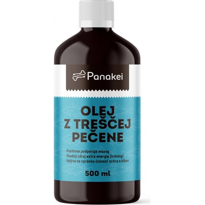 Panakei Olej pre psov z treščej pečene 500 ml
