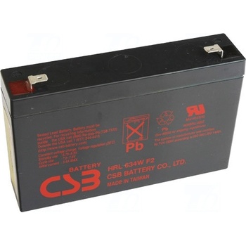 CSB HRL634W F2 6V 9Ah