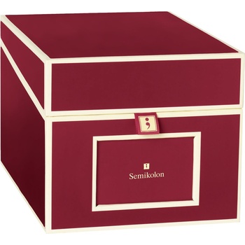 Semikolon Кутия за снимки и дискове CD Die Kante бургундско-червена (352544)