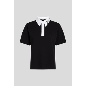 Karl Lagerfeld Памучна тениска KARL SIGNATURE (A3W17113)