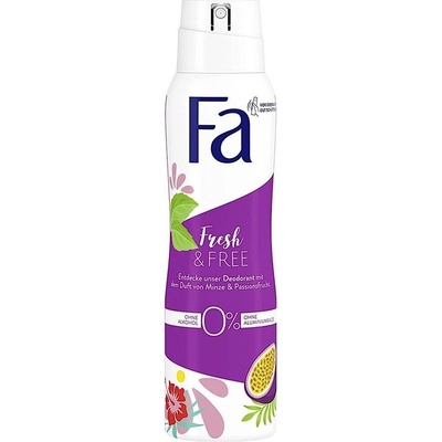 Fa Fresh & Free Mint & Passion Fruit deospray 150 ml