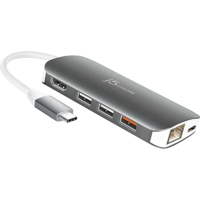 j5create Докинг станция j5create JCD383, HDMI, RJ45, SD, microSD, USB, USB-C - JCD383 (JCD383)