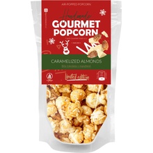 Gourmet Vánoční popcorn bílá čokoláda s mandlemi 75 g