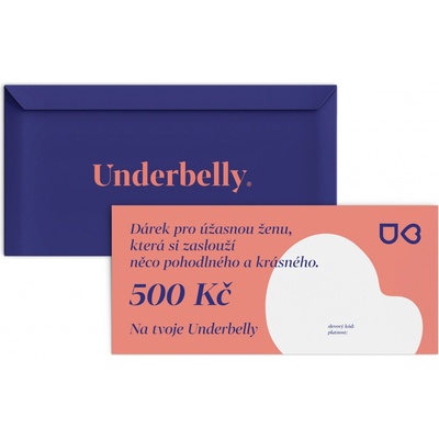 Underbelly DÁRKOVÝ POUKAZ v hodnotě 500 Kč - tištěná verze