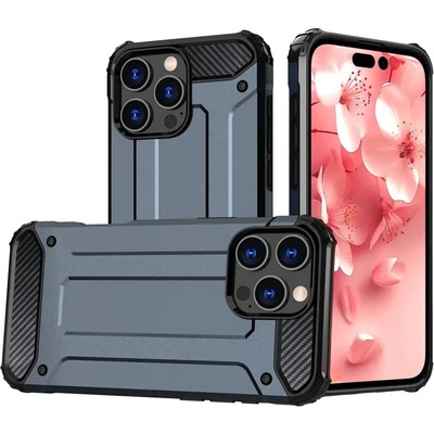 HQWear Калъф Hybrid Armor iPhone 16 Pro Max - Син (Hybrid Armor iPhone 16 Pro Max blue)