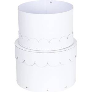 Bigso Бели картонени кутии за съхранение в комплект 2 бр. с капаци ø 26x17, 5 cm Wilma Paper Laminate - Bigso (988245507H02-99)
