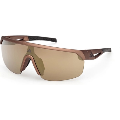 adidas eyewear Дамски очила за колоездене Adidas eyewear Women's SP0109 Mirror S3 Cycling glasses - Matte Dark Brown / Brown Mirror - размер One Size (205-7230-0111)