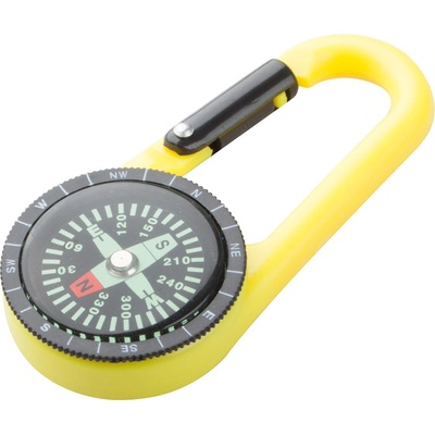 Cool Ключодържател-карабинер Clark, с компас, жълт (6135140012)