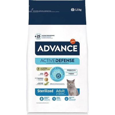 Advance Adult Cat Sterilized krmivo pro sterilizované kočky 1,5 kg