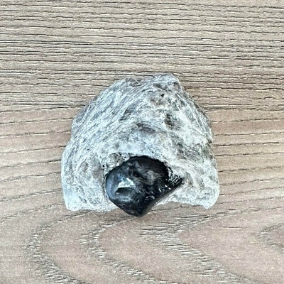 Nefertitis Obsidián Apačská slza v matrixu USA 52 NF64424 - cca 1,8 cm, 60,3 g