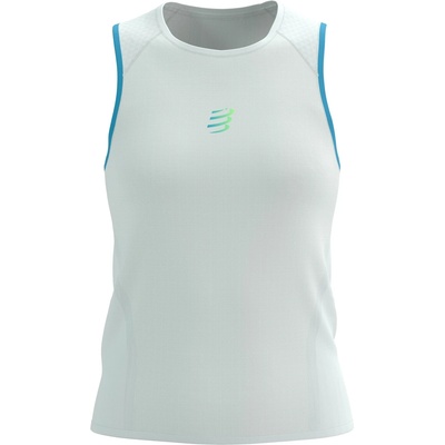 Compressport Дамска тениска Compressport Women's Trail Racing Tank Running shirt - Star White (916-3353-0413)