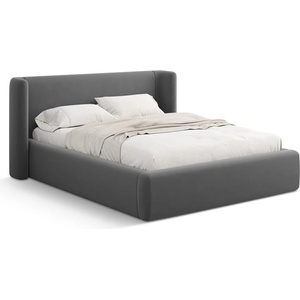 Windsor & Co Сиво двойно легло 180x200 cm тапицирано с място за съхранение с включена подматрачна рамка Jason - Windsor & Co Sofas (WIN_BF180_51_F1_JASON5)
