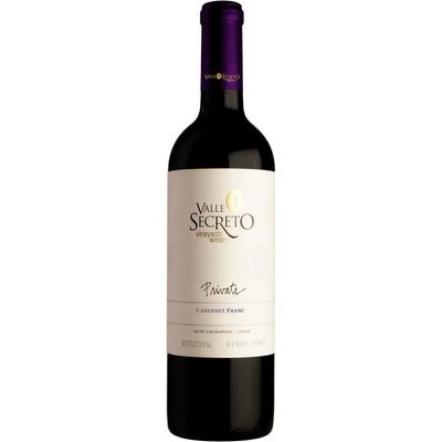 Valle Secreto Vineyards Winery Private Cabernet Franc suché červené 2015 14,5% 0,75 l (holá láhev)