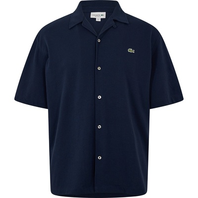 Lacoste Риза Lacoste Men's Short Sleeve Plain Shirt - Navy 166
