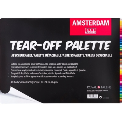 Amsterdam Papírové palety obdélníkové XL 30 ks, 85g 35x50cm