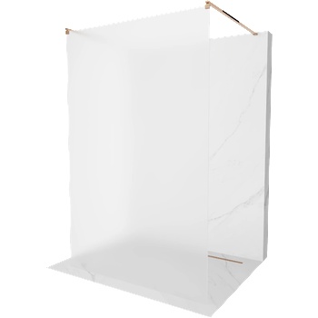 Mexen Kioto свободностояща душ кабина 120 x 200 см, матирано 8 мм, розово злато - 800-120-002-60-30 (800-120-002-60-30)