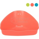 Koupelny a toalety pro hlodavce Trixie 89764ID WC pro hlodavce rohové velké MIX 36 x 21 x 30/30 cm