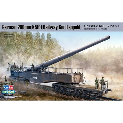 Hobby Boss German 280Mm K5E Railway Gun Leopold 1:72