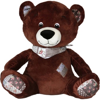Image 1 of Амек Тойс Плюшена играчка Амек Тойс - Мече с кръпка, кафяво, 36 сm (030104-2)