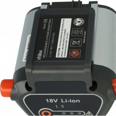 VHBW Батерия за Gardena 9840-20/ BLi-18, 18 V, 1.5 Ah (800111317)