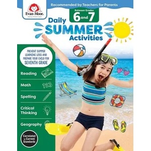 Daily Summer Activities: Between 6th Grade and 7th Grade, Grade 6 - 7 Workbook: Moving from 6th Grade to 7th Grade, Grades 6-7 | Evan-Moor Educational Publishers (ISBN: 9781629384894)