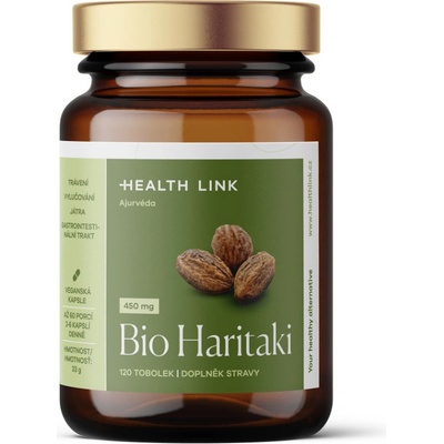 Health Link Haritaki 450 mg BIO 120 kapslí