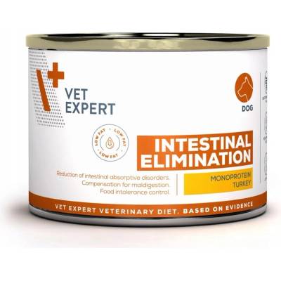 VetExpert VD 4T Intestinal Elim.Low Fat Dog 200 g