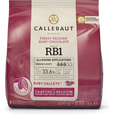 Callebaut RUBY Belgická 400 g