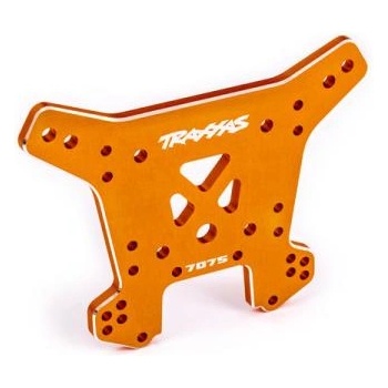 Traxxas задна алуминиева амортисьорна кула, анодизирана в оранжево (за Sledge)