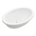 Villeroy & Boch Loop&Friends - Мивка за вграждане, 57x41 см, без преливник, CeramicPlus, алпийско бяло 4A6201R1 (4A6201R1)