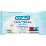 babylove Влажни кърпички sensitive, 0+м, 30 бр (1271838)