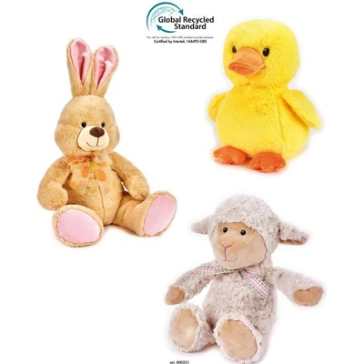 Play Eco Зайче, Патенце, Овчица 25см асортимент 1 бр