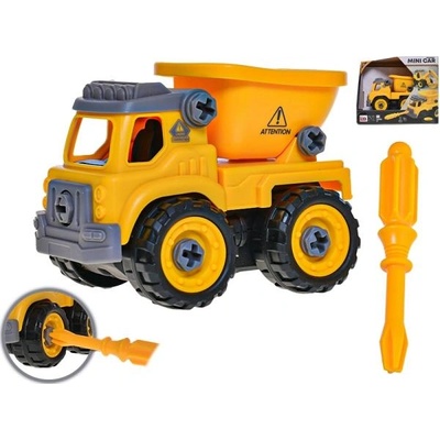 Mikro Авто строителен самосвал с винтове 12см свободен ход