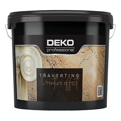 DEKO МАЗИЛКА ИНТЕРИОРНА deko travertino 8кг ПАСТООБРАЗНА (2002038)