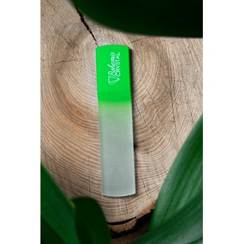 Bohemia Skleněná škrabka na paty světle zelená