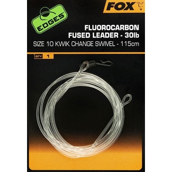 Fox Edges Fluorocarbon Fused Leader 30lbs Kwik Change Swivel vel.7 115cm